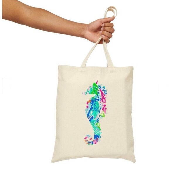 Seahorse Mermaid Cove Tote - Picture 2 of 8